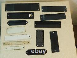 13 Pcs Plaque Métallique Émaillée Chemin De Fer