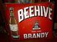 1920 Beehive Cognac Brandy Ancienne Taverne Plaque Emaillee Bombee Signee Paris