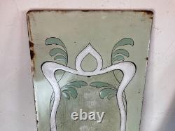 2 plaques émaillée art nouveau deco 1900, magasin, loft