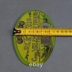 3 Plaque Publicitaire Étain Martini Huile Corradi Tomatis Vintage Xx Seconde