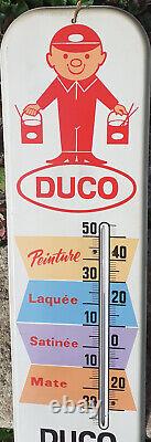 505 Duco Savignac 1 X Thermometre Tole Fonctionnel 69 X 18,5 CM