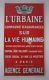 AC235 L'URBAINE COMPAGNIE ASSURANCES PLAQUE EMAILLEE EAS 1938 38x68 cm TBE