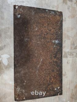 ANCIENNE GRANDE PLAQUE DE RUE EMAILLEE MICHEL Renault A Saisir