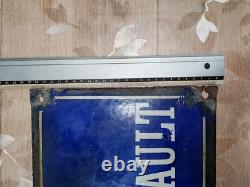 ANCIENNE GRANDE PLAQUE DE RUE EMAILLEE MICHEL Renault A Saisir