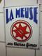 ANCIENNE PLAQUE EMAILLEE BIERES LA MEUSE / JAPY 37 X 44 cm