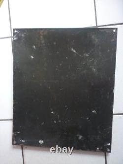 ANCIENNE PLAQUE EMAILLEE BIERES LA MEUSE / JAPY 37 X 44 cm