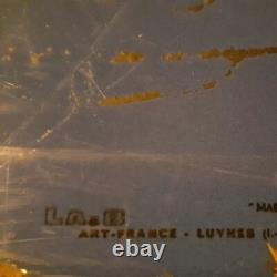 ANCIENNE PLAQUE EMAILLEE MICHELIN BIBENDUM 1950 GARAGE. No copie