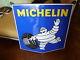 Ancienne Plaque Emaillee Michelin Bibendum. Vintage