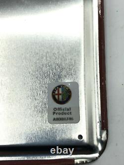 Alfa Romeo Voitures Enseigne Publicité En Étain Produit Officiel 20x30cm