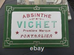 Ancien Carton Absinthe Vichet-tres Bon Etat