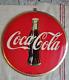 Ancien Glacoide Publicitaire Coca Cola Rond Cafe Bistro