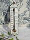 Ancien Thermometre Emaille Avec Tube La Samaritaine Paris Publicitaire 1900
