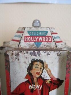 Ancien Tourniquet Distributeur Tablettes Chewing Gum Hollywood Pin Up Brenot