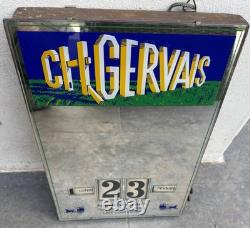 Ancien calendrier perpétuel CH. GERVAIS Gerrer 1951 n plaque émaillée nestle