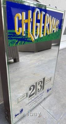 Ancien calendrier perpétuel CH. GERVAIS Gerrer 1951 n plaque émaillée nestle