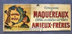 Ancien carton AMIEUX FRERES Nantes 1910 no plaque émaillée kub maggi oxo