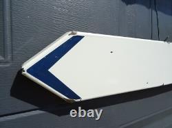 Ancien panneau routier PTT POSTE plaque émaillée french POST enamel road sign