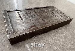 Ancien présentoir d'usine publicitaire industrielle URSS production de MATELAS