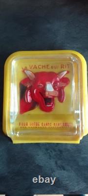 Ancien ramasse monnaie publicitaire vache qui rit no plaque émaillée gerrer