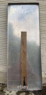 Ancien thermomètre tôle litho ORANGINA Villemot Jost n plaque émaillée soda bar