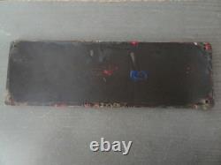 Ancienne Et Originale Plaque Emaillee Le Dauphine Libere
