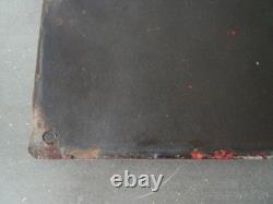 Ancienne Et Originale Plaque Emaillee Le Dauphine Libere
