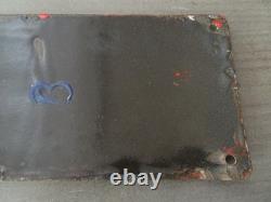 Ancienne Et Originale Plaque Emaillee Le Dauphine Libere