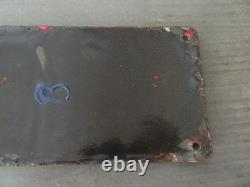 Ancienne Et Originale Plaque Emaillee Le Dauphine Libere