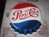 Ancienne Plaque Capsule Emaillee Pepsi Cola