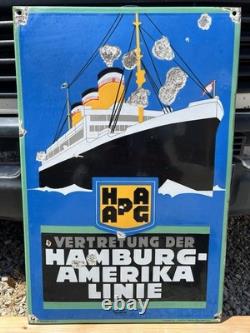 Ancienne Plaque Émaillée