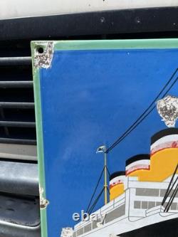 Ancienne Plaque Émaillée