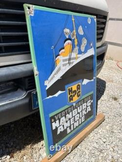 Ancienne Plaque Émaillée