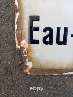 Ancienne Plaque Emaillee Bombee Chambres Meublees Avec Cuisines