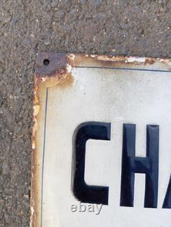 Ancienne Plaque Emaillee Bombee Chambres Meublees Avec Cuisines