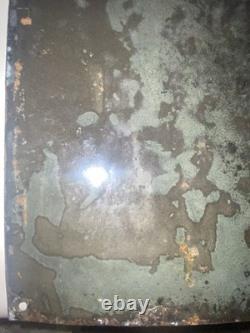 Ancienne Plaque Émaillée Bombée D'agence La Rurale Assurance Signée Edmond Jean