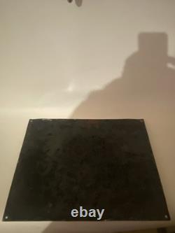 Ancienne Plaque Émaillée Bombée D'agence La Rurale Assurance Signée Edmond Jean