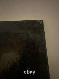 Ancienne Plaque Émaillée Bombée D'agence La Rurale Assurance Signée Edmond Jean