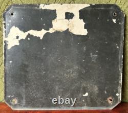 Ancienne Plaque Emaillee Cabine Telephonique