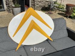 Ancienne Plaque Emaillee Citroën Deco Garage Vintage Enamel Sign Emailschil