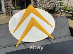 Ancienne Plaque Emaillee Citroën Deco Garage Vintage Enamel Sign Emailschil