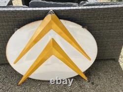 Ancienne Plaque Emaillee Citroën Deco Garage Vintage Enamel Sign Emailschil