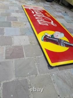 Ancienne Plaque Émaillée Coca Cola