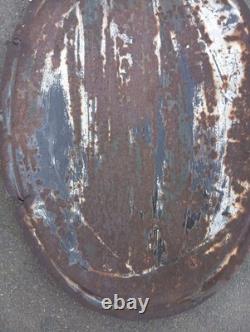 Ancienne Plaque Émaillée Directionnelle Châteauroux RALENTIR