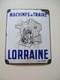 Ancienne Plaque Emaillee Machine A Traire Lorraine Emaillerie Laborde
