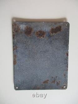 Ancienne Plaque Emaillee Machine A Traire Lorraine Emaillerie Laborde