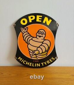 Ancienne Plaque Émaillée Michelin