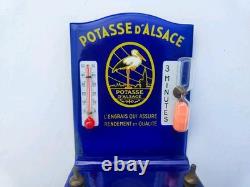 Ancienne Plaque Émaillée Potasse d'Alsace