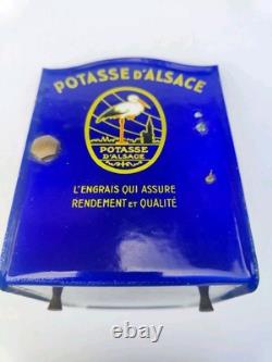 Ancienne Plaque Émaillée Potasse d'Alsace