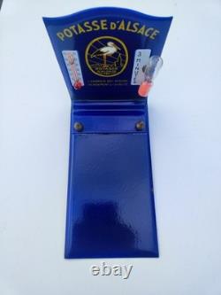 Ancienne Plaque Émaillée Potasse d'Alsace