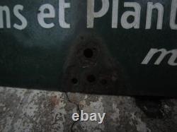 Ancienne Plaque Emaillee Pour L'agrement De Tous Respecter Et Faite Respecter